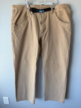 Kavu tan khaki 100% cotton Chilliwack duck canvas hiking pants Men’s sz XL